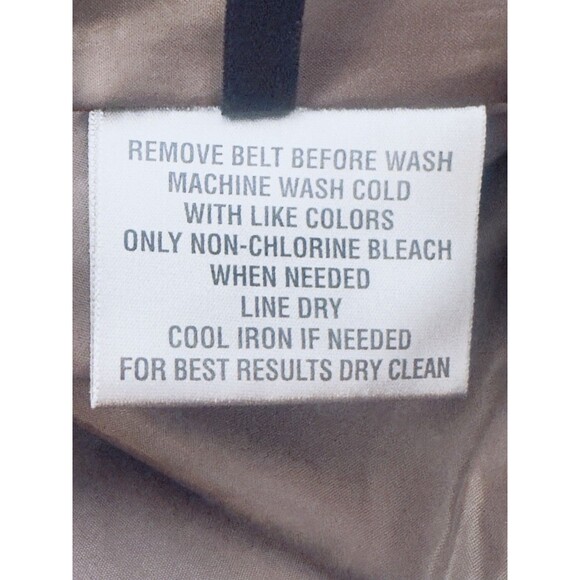 Pelle Studio Leopard Print Belted Women's Trench Coat Double Breasted Sz L - Picture 8 of 9